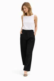 day-czarne-eleganckie-spodnie-proste-wysoki-stan-42-i1k