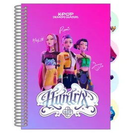 notatnik-a7-demon-hunters-dla-fanow-kpop-idealny-do-szkoly-i-biura
