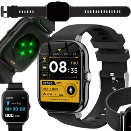 smartwatch-zegarek-damski-meski-gumowy-pasek-sport-bluetooth-rozmowy-czarny