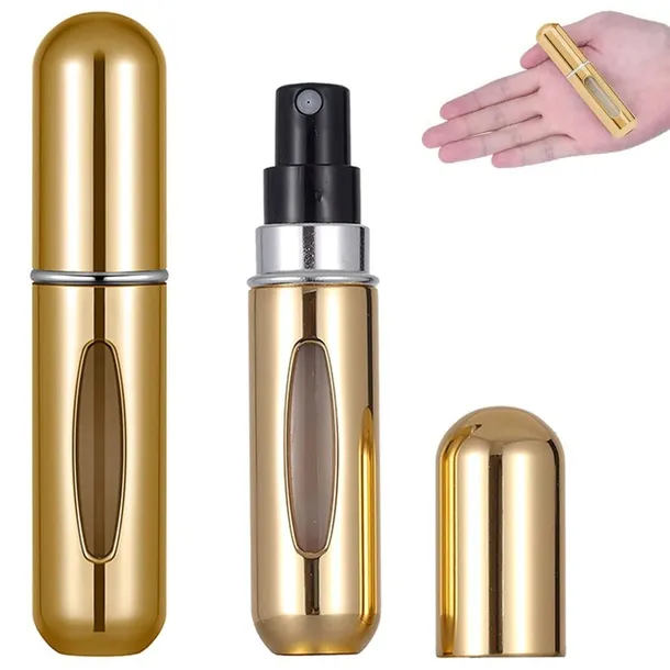 ATOMIZER PODRÓŻNY Z ROZPYLACZEM DO PERFUM FLAKON 5ML DOZOWNIK NA PERFUMY