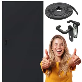 drzwi-techniczne-stalowe-tymczasowe-ocieplone-antracyt-100cm-univers-zestaw