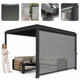 pergola-ogrodowa-tarasowa-3x4-m-antracyt-roleta-screen-zestaw-300x400-bio