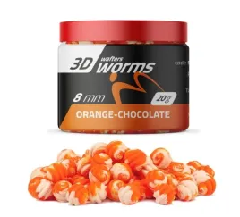 matchpro-3d-worms-wafters-duo-orange-chocolate-8mm-20g