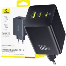 baseus-szybka-ladowarka-sieciowa-100w-gan-3-porty-usb-c-usb-a-qc-bezpieczna