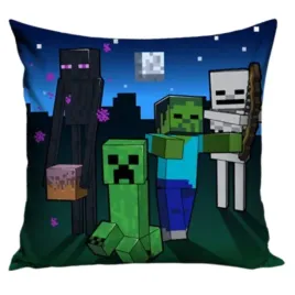 poszewka-minecraft-40x40-licencyjna-creeper-zombie-szkielet-enderman