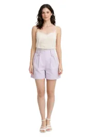 twinset-fioletowe-spodenki-z-lenem-wysoki-stan-z-guzikami-42-i1b