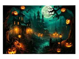 tlo-halloween-180x120-cm-nawiedzony-dom-dynie-scianka-do-zdjec-banner