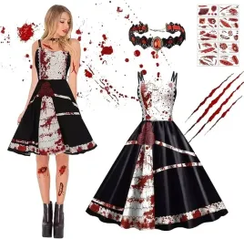 krwawa-sukienka-halloween-xl-170-175-cm-kostium-zombie-wampirzyca-tatuaze