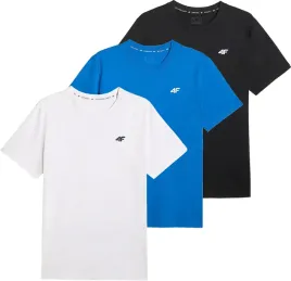 koszulka-dla-mezczyzn-4f-m3341-t-shirt-zestaw-sportowy-bawelna-komplet-3-pa