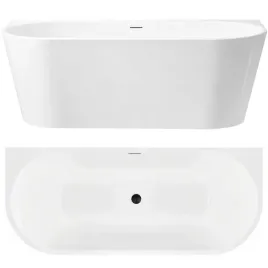 wanna-przyscienna-wolnostojaca-180-cm-biala-rea-capri-akrylowa-korek-czarny