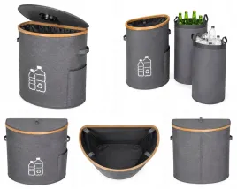 kosz-uniwersalny-ekologiczny-100l-z-pokrywa-skladany-materialowy-szary