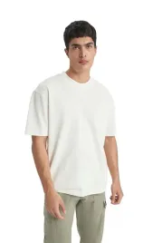 defacto-meski-t-shirt-z-okraglym-dekoltem-bialy-bez-nadruku-xs-5da