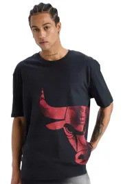 defacto-meski-t-shirt-czarny-z-czerwonym-nadrukiem-byk-xs-5da