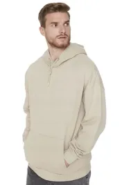 trendyol-man-bluza-meska-z-kapturem-bezowa-gladka-kangurka-m-5da