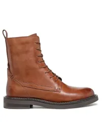 geox-brazowe-skorzane-botki-z-plaskim-obcasem-40-6ia