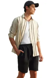 trendyol-man-meska-koszula-casual-w-paski-dlugi-rekaw-bezowa-m-5da