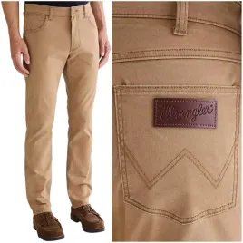 wrangler-greensboro-acorn-cienkie-proste-bezowe-spodnie-materialowe-w40-l34