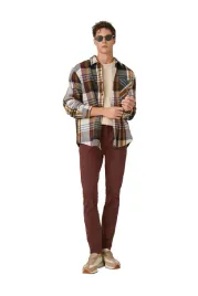 koton-meskie-spodnie-casual-proste-brazowe-42-5da