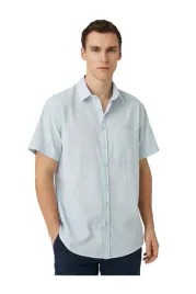 koton-koszula-meska-casual-jasnoniebieska-krotki-rekaw-m-5da