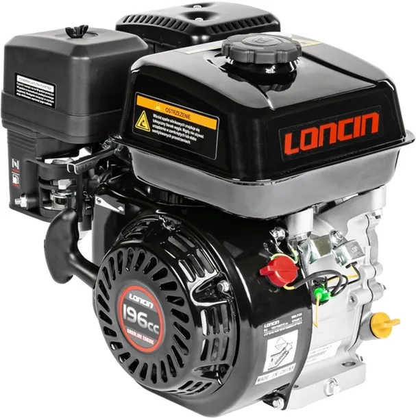 SILNIK SPALINOWY LONCIN 196cm3 G200F-R wał 19mm x 62mm ŻELIWNA TULEJA 6KM