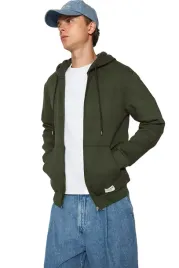 trendyol-man-bluza-meska-z-kapturem-zamek-kieszenie-khaki-xxl-5da