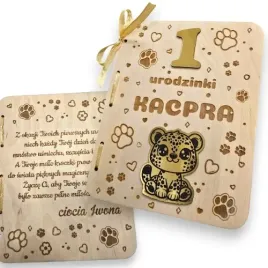 kartka-na-roczek-lampart-kartka-drewniana-urodziny-personalizowana-koperta