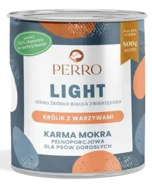 karma-mokra-dla-psa-light-monoproteinowa-krolik-z-warzywami-400g-perro