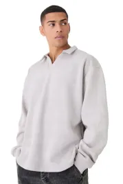 boohooman-meska-koszulka-polo-dlugi-rekaw-szara-melanz-s-z3a