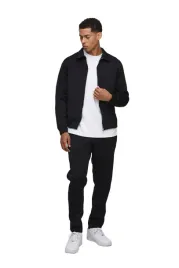 boohooman-czarny-komplet-meski-bluza-i-spodnie-bez-wzoru-xs-z3a