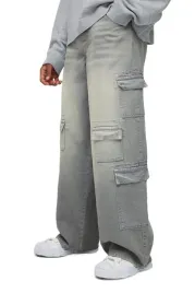 boohooman-szare-jeansy-meskie-luzne-z-kieszeniami-cargo-34-z3a
