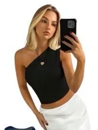 shein-top-damski-czarny-marszczony-asymetryczny-40-42-l5p