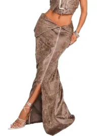 prettylittlething-spodnica-maxi-brazowa-casual-40-m8n