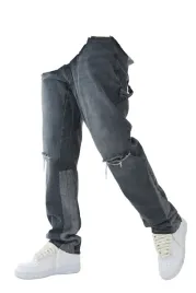 boohooman-meskie-jeansy-proste-z-dziurami-i-latami-szare-32-z3a