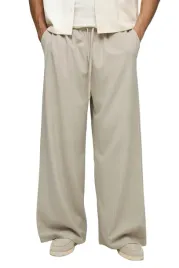 boohooman-meskie-spodnie-eleganckie-bezowe-w-paski-proste-m-z3a