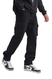 boohooman-meskie-jeansy-proste-z-kieszeniami-na-bokach-czarne-34-z3a