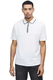 boohooman-biala-koszulka-polo-meska-z-krotkim-rekawem-i-zamkiem-xs-z3a