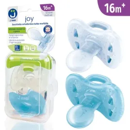 smoczek-uspokajajacy-silikonowy-ortodontyczny-16m-lekki-joy-jbimbi-2-szt