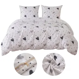 komplet-poscieli-200x200-z-2-poszewkami-70x80-w-serduszka-sweet-hearts