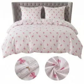 komplet-poscieli-220x200-z-2-poszewkami-70x80-w-kokardki-pink-bows