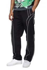 boohooman-czarne-spodnie-meskie-casual-z-bialymi-lampasami-m-z3a