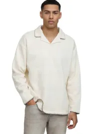 boohooman-meska-koszulka-polo-dlugi-rekaw-bezowa-z-obszyciem-m-z3a