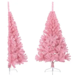 vidaxl-sztuczna-choinka-polowka-ze-stojakiem-rozowa-120-cm-pvc