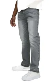boohooman-meskie-jeansy-proste-szare-z-przetarciami-dlugie-36-z3a