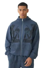 boohooman-bluza-meska-z-kapturem-z-nadrukiem-niebieska-z3a