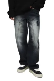 boohooman-meskie-jeansy-proste-z-dziurami-i-przetarciami-niebieskie-32-z3a