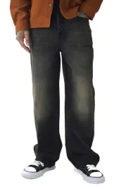 boohooman-meskie-jeansy-proste-czarne-z-przetarciami-dlugie-34-z3a