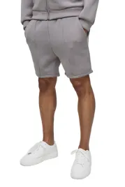 boohooman-meskie-krotkie-spodenki-szare-bez-wzoru-sportowe-l-z3a