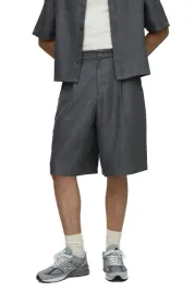 boohooman-meskie-spodenki-eleganckie-szare-do-polowy-kolana-30-z3a