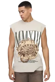 boohooman-meska-bezowa-koszulka-bez-rekawow-z-nadrukiem-weza-m-z3a