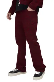 boohooman-meskie-jeansy-proste-z-czerwono-czarnym-wzorem-30r-z3a